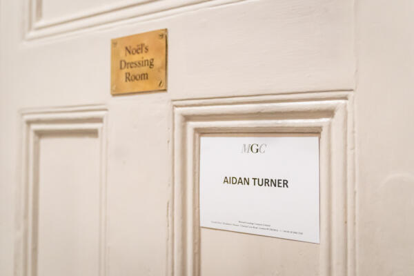 Noel's dressing room used today by Aidan Turner